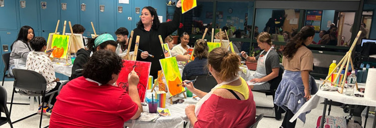 Paint Night at Salem Prep High School